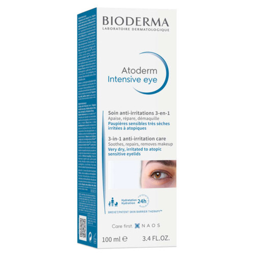 [Para] Bioderma Atoderm Intensive eye soin anti-irritations 3-en-1 100 ml