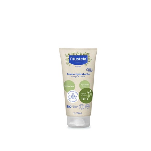 [Para] Mustela Crème Hydratante sans Parfum à l'Huile d’Olive Bio 150ml