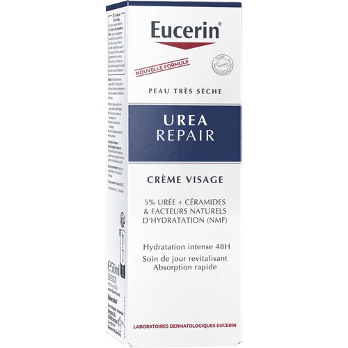 Eucerin UREAREPAIR Crème Visage 5% d'Urée 50ml