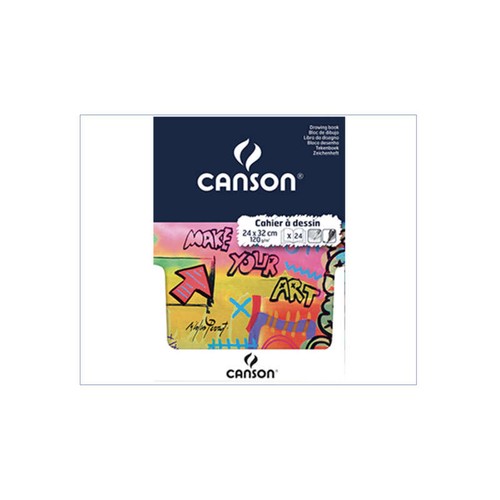 Canson Cahier dessin, 24x32cm, 125g/m², 24 feuilles