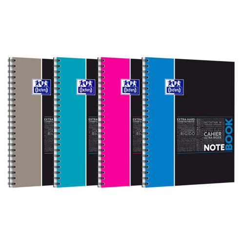 Oxford Cahier Notebook, A4, Grands Carreaux, 160 Pages, Reliure Spirale