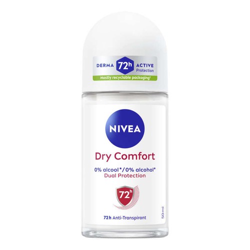Nivea Déodorant Bille Anti-transpirant 72H Dry Comfort 50ml
