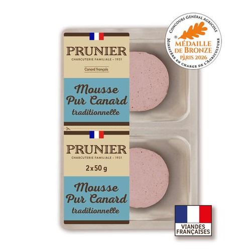 Prunier Mousse  Pur Canard Traditionnel 110g