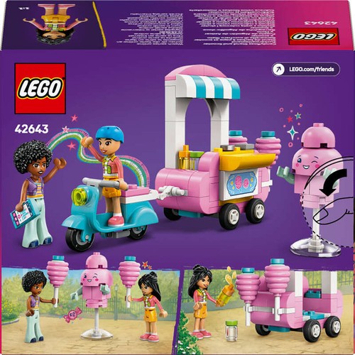 LEGO Friends Stand de Barbes à Papa et Scooter 6+