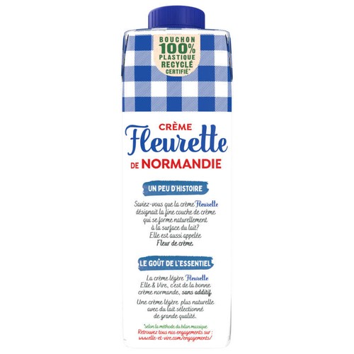 Elle & vire crème fleurette légère 12% mg brique 30cl