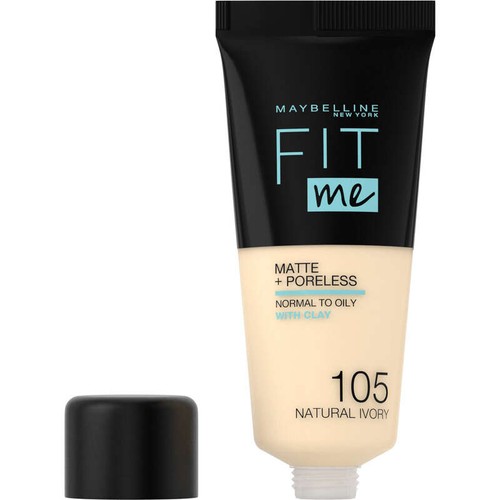 Maybelline New York Fit Me! Fond De Teint Liquide Matte + Poreless Ivoire Naturel 30 ml