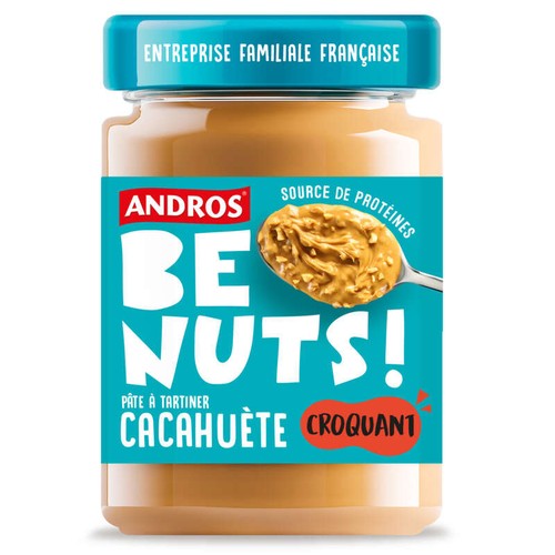 Andros Beurre De Cacahuète Croquant 325g