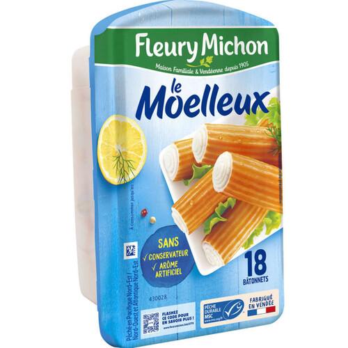 Fleury Michon Bâtonnets Surimi X 18 - 288G