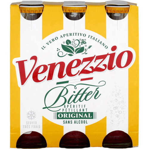 Venezzio Bitter Venezzio bitter boisson gazeuse aromatisée le pack de 6x10cl