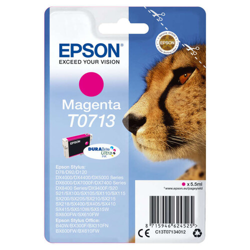 Epson Cartouche D'Encre Magenta N°T0713