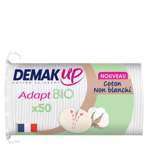 Demak'Up Coton À Démaquiller Adapt Ovales Bio X50