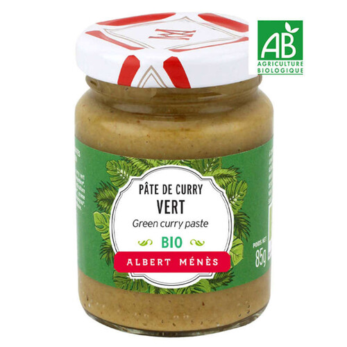 Albert Ménès Pâte De Curry Vert bio 85g