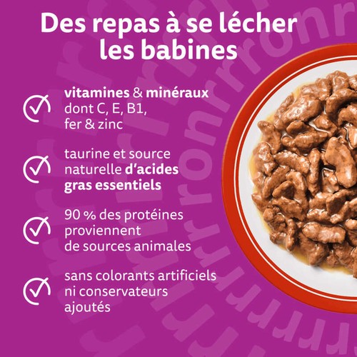 Whiskas Sachets fraîcheur Classiques en sauce pour chat adulte 24x85g