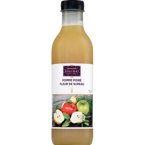 Monoprix Gourmet Jus de Pomme & Poire et Fleur de Sureau 75cl