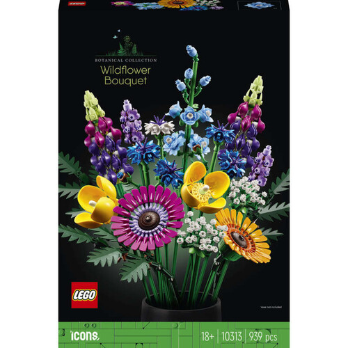 Lego icons bouquet de fleurs sauvages