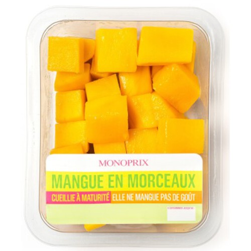 Monoprix mangue en morceaux 300g