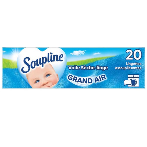 Soupline Lingettes Assouplissantes Sèche Linge x20