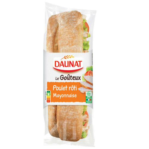 Daunat baguette le goûteux poulet rôti mayonnaise 220g