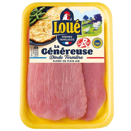 Loué La Généreuse De Dinde Grandes Tranches De Filet x2 240g