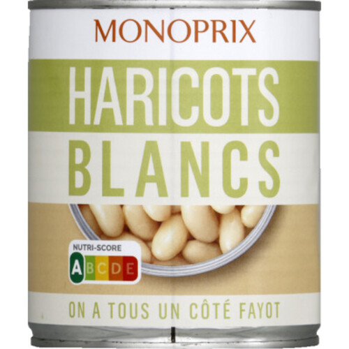 Monoprix haricots blancs 500g