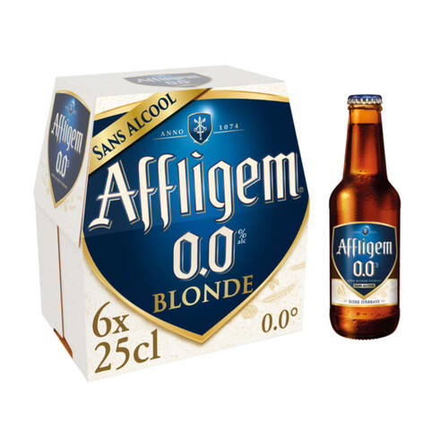 Affligem Bière D'Abbaye Sans Alcool 0,0% 6x25cl