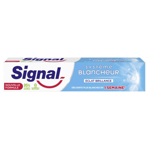 Signal Dentifrice Système Blancheur Éclat Brillance 1 Semaine 75ml