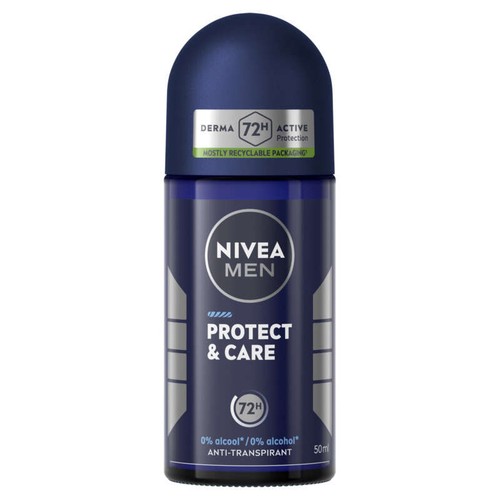 Nivea Men Déodorant Bille Anti-transpirant 72H Protect & Care 50ml