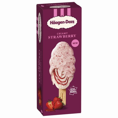 Häagen-Dazs Bâtonnet Creamy Strawberry 80ml