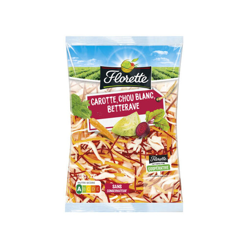 Florette carotte chou blanc & betterave 180g