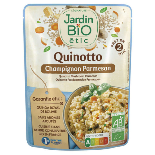 Jardin Bio Quinotto Quinoa, champignon et parmesan 220g