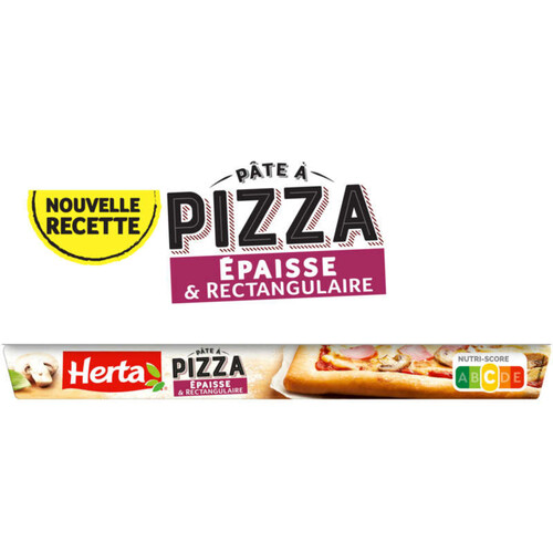 Herta Pâte à pizza épaisse et rectangulaire 540g