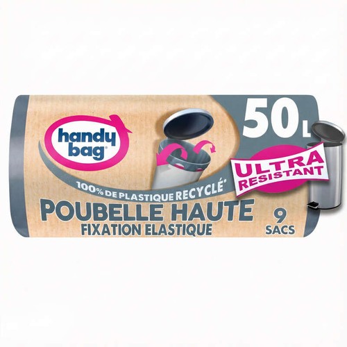 Handy Bag Sacs Poubelle haute 9x50L