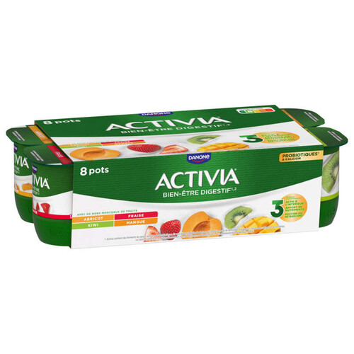 Activia Yaourt Aux Fruits Bifidus 8X125G