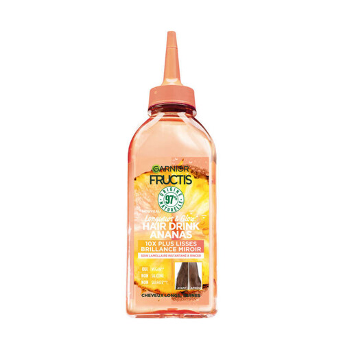 Garnier Fructis Hair Drink Soin Lamellaire Instantané à l'Ananas Cheveux Longs 200ml