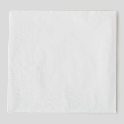 Monoprix Maison 50 Serviettes Blanches, 40X40Cm