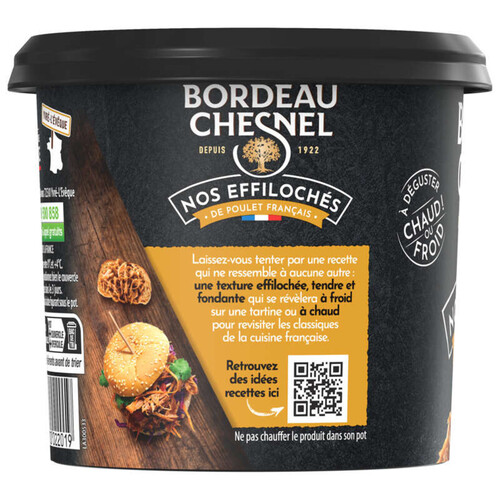 Bordeau Chesnel Effilochés de poulet 200g