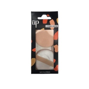 Monop'make up 2 Éponges coussins fond de teint