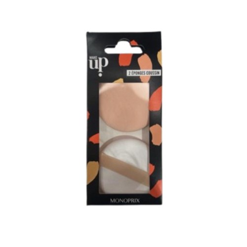 Monop'make up 2 Éponges coussins fond de teint