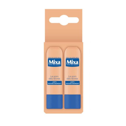 Mixa Baume à Lèvres Soin Anti-dessèchement x2