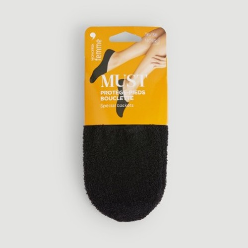 Monoprix Femme Protèges-Pieds Bouclette Spécial Baskets Blanc T36/38