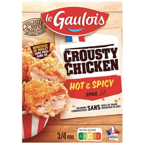 Le gaulois Crousty Chicken Hot & Spicy 400g