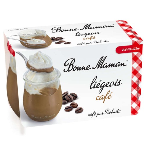 Bonne Maman Liégeois Café 2x105g