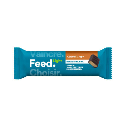 Feed Barre-repas light caramel choicolat 70g