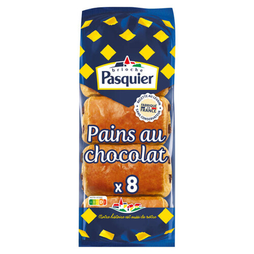 Brioche Pasquier - Pains au chocolat - x8 360g