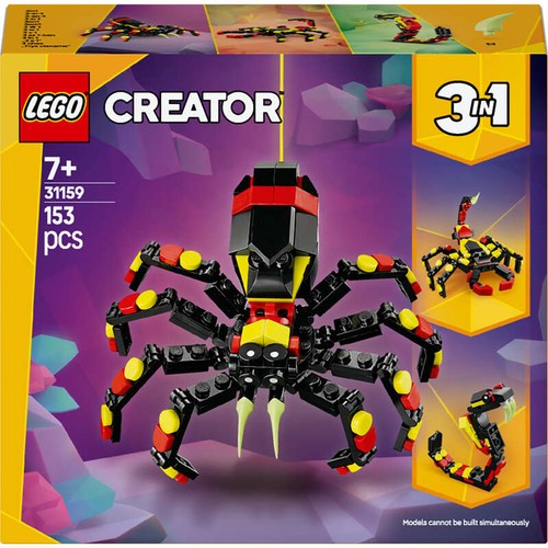 LEGO Creator 3-en-1 Animaux Sauvages : Araignée surprenante 7+