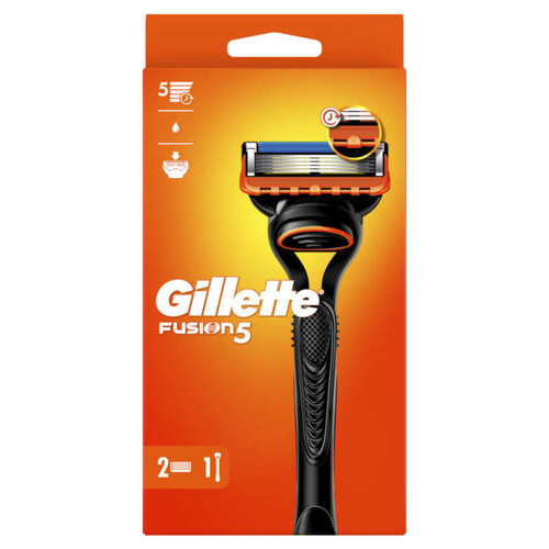 Gillette Fusion Manual rasoir + 2 recharges