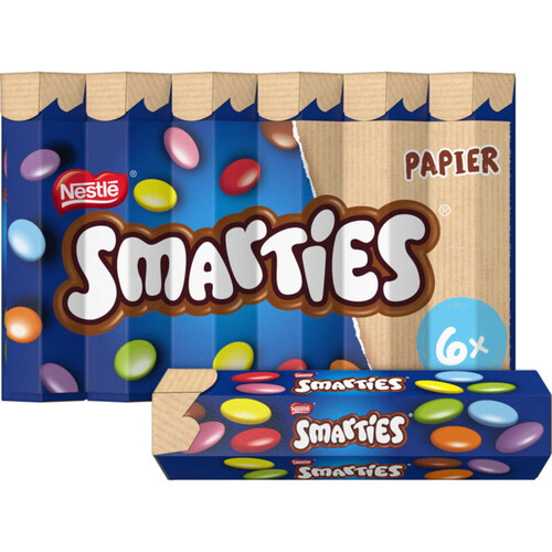 Smarties Hexatube 6x 40g