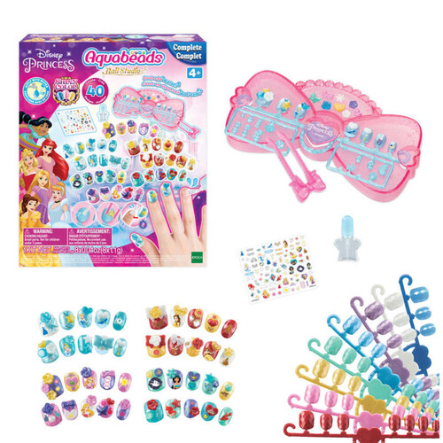 Aquabeads le coffret de manucure princesses disney