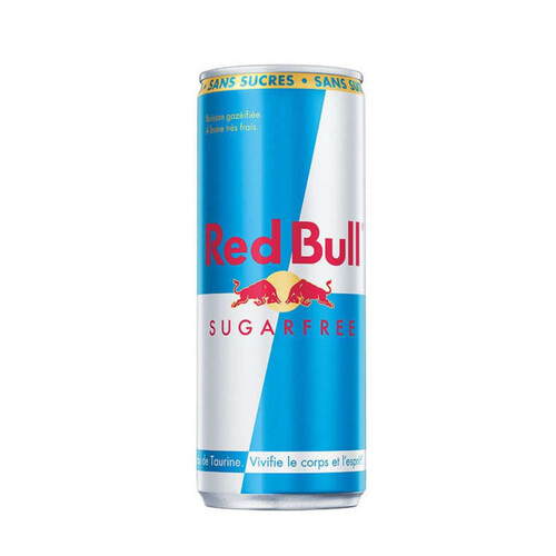 Red Bull boisson énergisante sans sucre la canette de 25cl