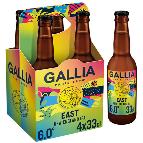 Gallia Bière East New England 6% Vol 4x33cl